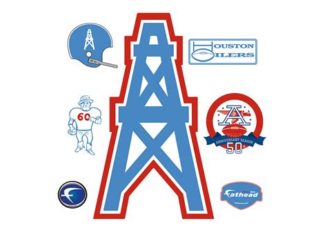 Houston Oilers Original Afl Logo Wall Decal Shop Fathead® For