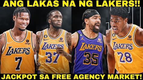 Lakers Nakajackpot Sa Day Ng Free Agency Sobrang Lakas Na Nila