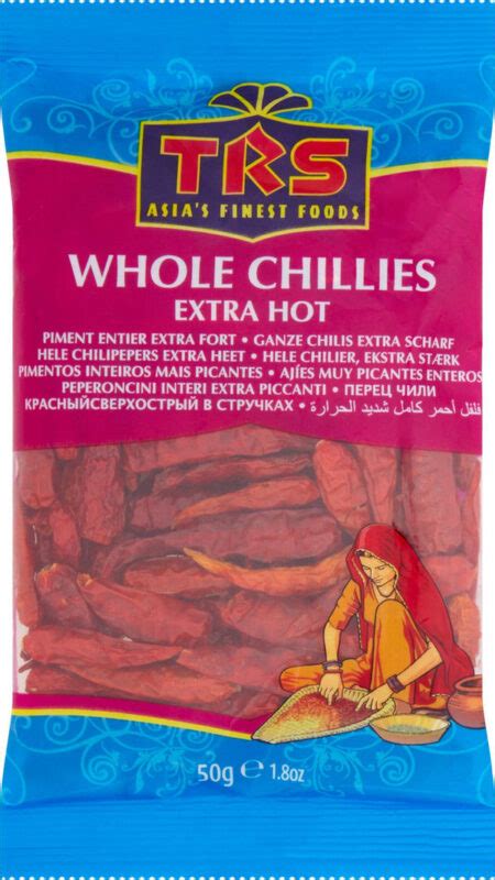 Chilli Whole Extra Hot TRS G Savorja