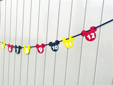 Mickey Mouse First Year Photo Banner Mickey Banner Mickey Etsy