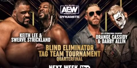 Blind Eliminator Tournament Kicks Off On July Th Edition Of Aew Dynamite