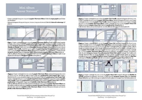 Tutoriel Mini Album Twist Thinlits En D Tails Papier Amour Naissant