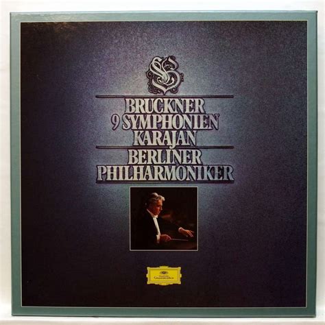 Anton Bruckner 9 Symphonies Von Herbert Von Karajan Lp Box Set Bei