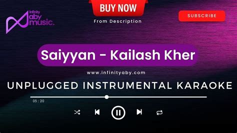 Infinity Aby Music Saiyaan Kailash Kher Unplugged Instrumental