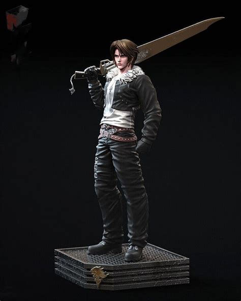 3d File Squall Leonhart 3d Print Sculpture 🗿・3d Printable Model To