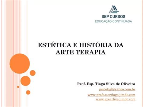 PPT ESTÉTICA E HISTÓRIA DA ARTE TERAPIA PowerPoint Presentation free