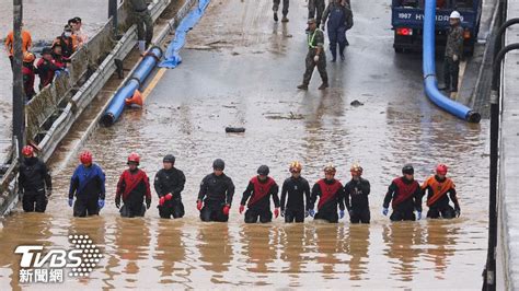 南韓暴雨成災釀40死9失蹤 總統尹錫悅指責地方官員失職│洪水│tvbs新聞網