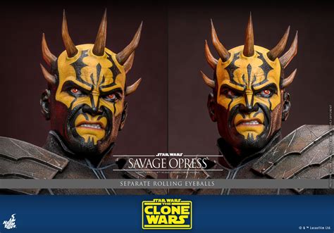 HOT TOYS星際大戰複製人之戰薩瓦其奧普雷斯Savage Opress 比例收藏級人偶