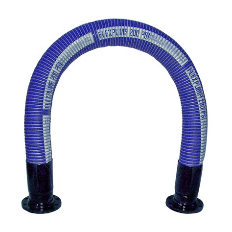 Novaflex 8 In Pump Flex Composite Hose W Carbon Steel Flanged Ends