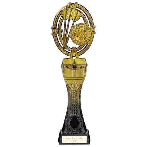 Maverick Heavyweight Darts Award Black Gold Mm Rockingham Trophies