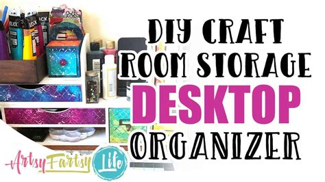 DIY Craft Room Desktop Organizer – Artsy Fartsy Life