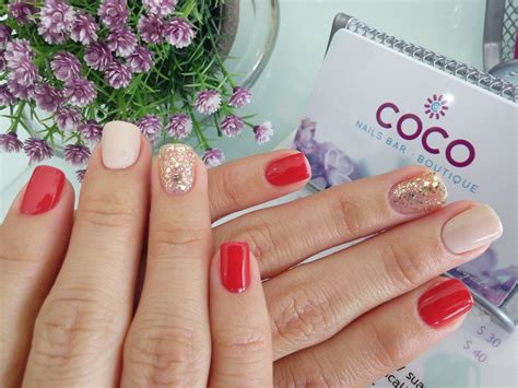 Gelish All That Glitters Is Gold Need A Tan Red Roses Coco Nail Bar