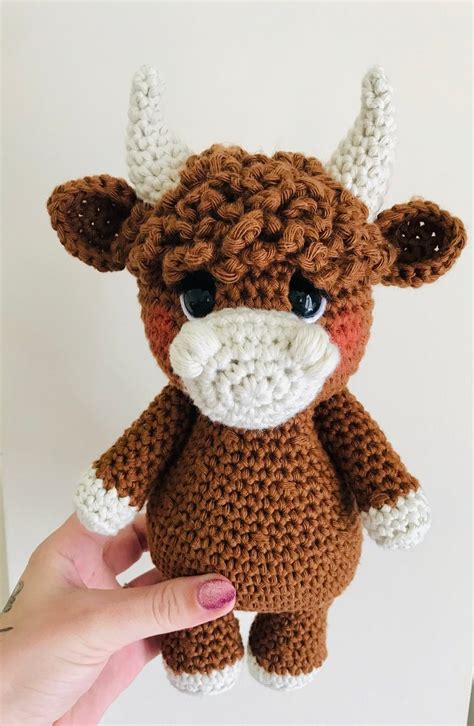 Free Highland Cow Crochet Pattern