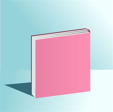 pink book mockup 3743489 Vector Art at Vecteezy