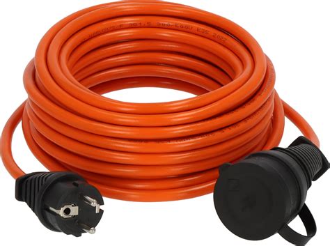 Brennenstuhl BREMAXX Verlängerungskabel 25m Kabel in orange für den