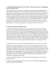 The Other Wes Moore Part 3 Scavenger Hunt Docx 1 The Final Interview