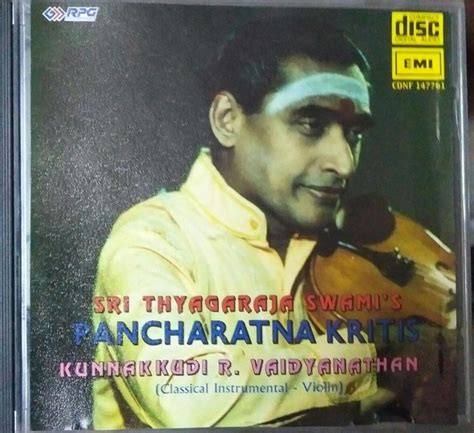 Sri Thyagaraja Swami Pancharatna Kritis Tamil Audio CD by Kunnakudi ...