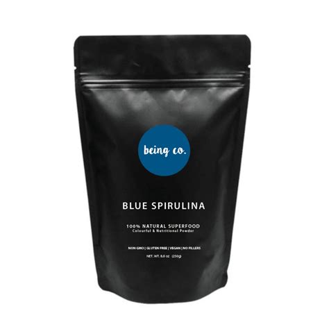 Blue Spirulina Powder Usda Certified Organic Being Co