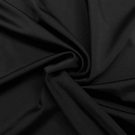 Black Lycra Matte Milliskin Nylon Spandex Fabric 4 Way Stretch Etsy