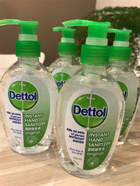 Dettol Instant Hand Sanitizer 200ml by Bintang Selaras, Made in Singapore