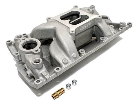 SBC Small Block Chevy Vortec Air Gap Aluminum Intake Manifold 350 Satin