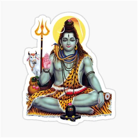 Lord Shiva Lord Shiva In Blessing Posture T Shirt Lord Shiva In