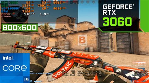 CS GO RTX 3060 12GB I9 10900f 800x600 YouTube