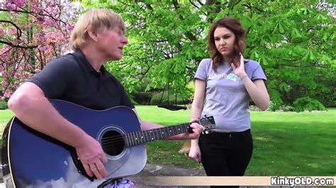 Naive Teens Guitar Lesson With Grandpa Ends In Fuck