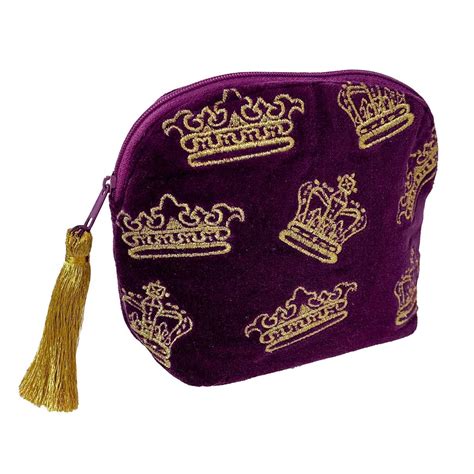 Crown Embroidered Cosmetic Bag Westminster Abbey Shop