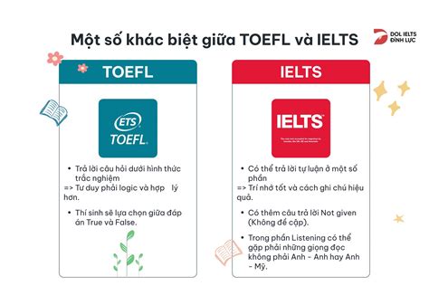 TOEFL Và IELTS Có Gì Khác Nhau Nên Thi Chứng Chỉ Nào