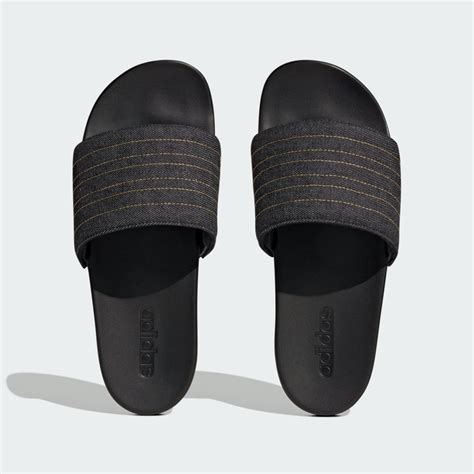 Adidas Adilette Comfort Slides Black Adidas Uae