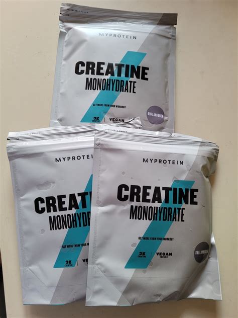 Myprotein Creatine Monohydrate Powder 250g Health And Nutrition Health