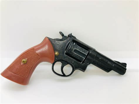 Vintage 1974 Marx Tiny Toy 357 Revolver Cap Gun Etsy