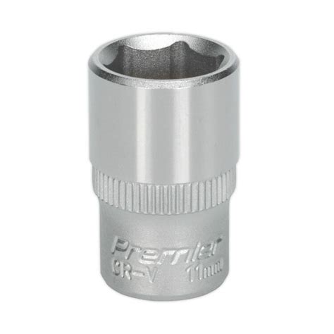 Sealey S1411 WallDrive® Socket 11mm 1/4"Sq Drive only £1.73