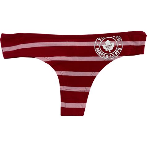 Nhl Toronto Maple Leafs Womens 2 Pack Of Thong Underwear Red And Pink