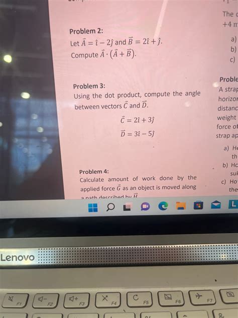 Answered Problem 2 Let A î 2ĵ And B 2î ĵ  Bartleby