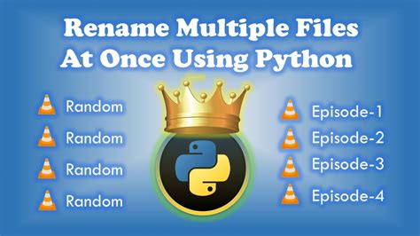 Rename Multiple Files At Once Using Python YouTube