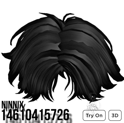 Messy Middle Part Y K Hair Black In Black Hair Roblox Black