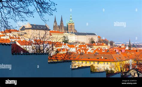 Prague Castle Czech Prazsky Hrad With St Vitus Cathedral Hradcany