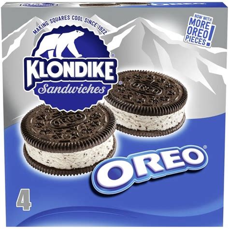 Klondike Frozen Dairy Dessert Sandwich Oreo 4 Fl Oz From King Soopers