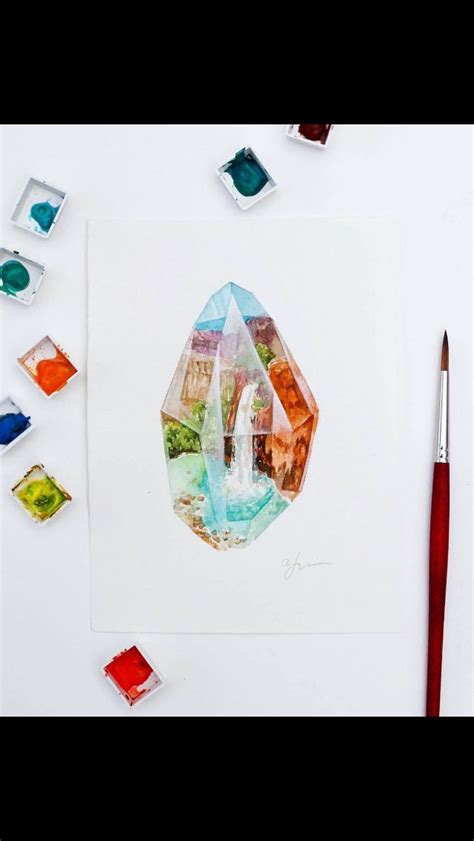 Pin By Veronica Parretti On Art Crystal Drawing Instagram Followers