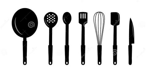 Kitchen Utensils Art Stock Vector Illustration Of Cooking 73978178