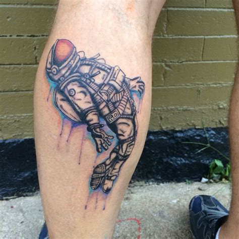 Top Astronaut Floating In Space Tattoo Spcminer