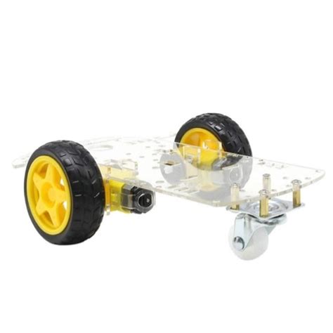 2 Wheel Acrylic Chassis Kit Srk Electronics