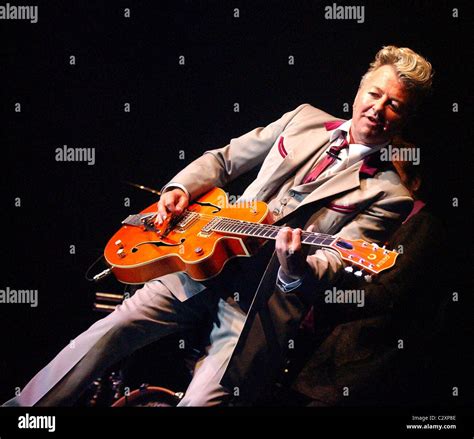 Brian Setzer Stray Cats Performs A Sold Out Concert As Part Of Their