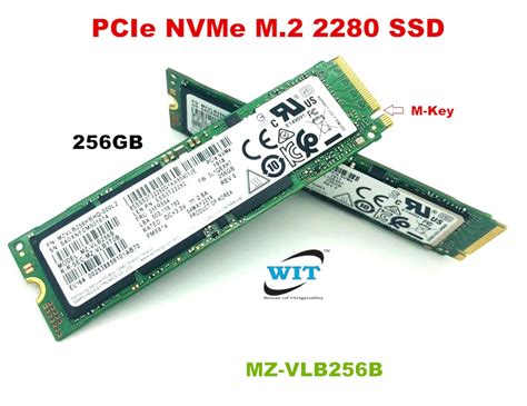 256GB NVMe (M-Key) M.2 2280 PCIe Gen3 x4 Solid State Drive (SSD) Brand ...