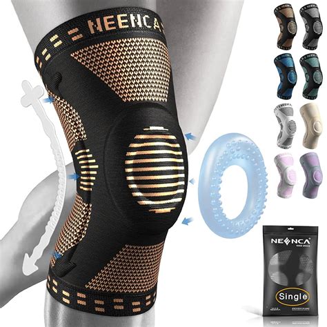 Neenca Cobre Joelho Brace Patella Gel Pad E Estabilizadores