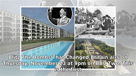 What Time Is Blitz The Bombs That Changed Britain On Bbc Two And Who