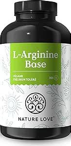 Nature Love L Arginine Base Avec Citrulline G Lules Arginine