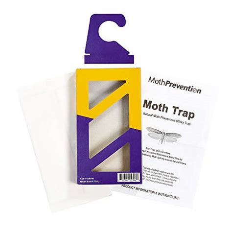 CLOTHES MOTH TRAPS 3-Pack from Moth-Prevention - Best Catch-Rate for ...